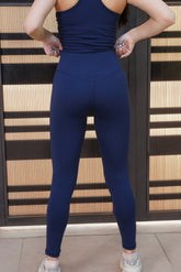 27 inch High Rise Legging - Navy